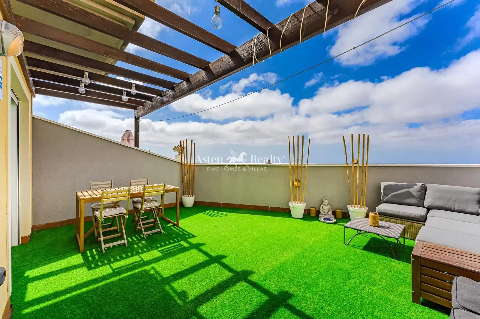 Terraza de Casa adosada en venta en San Miguel de Abona con Aire acondicionado, Calefacción y Jardín privado