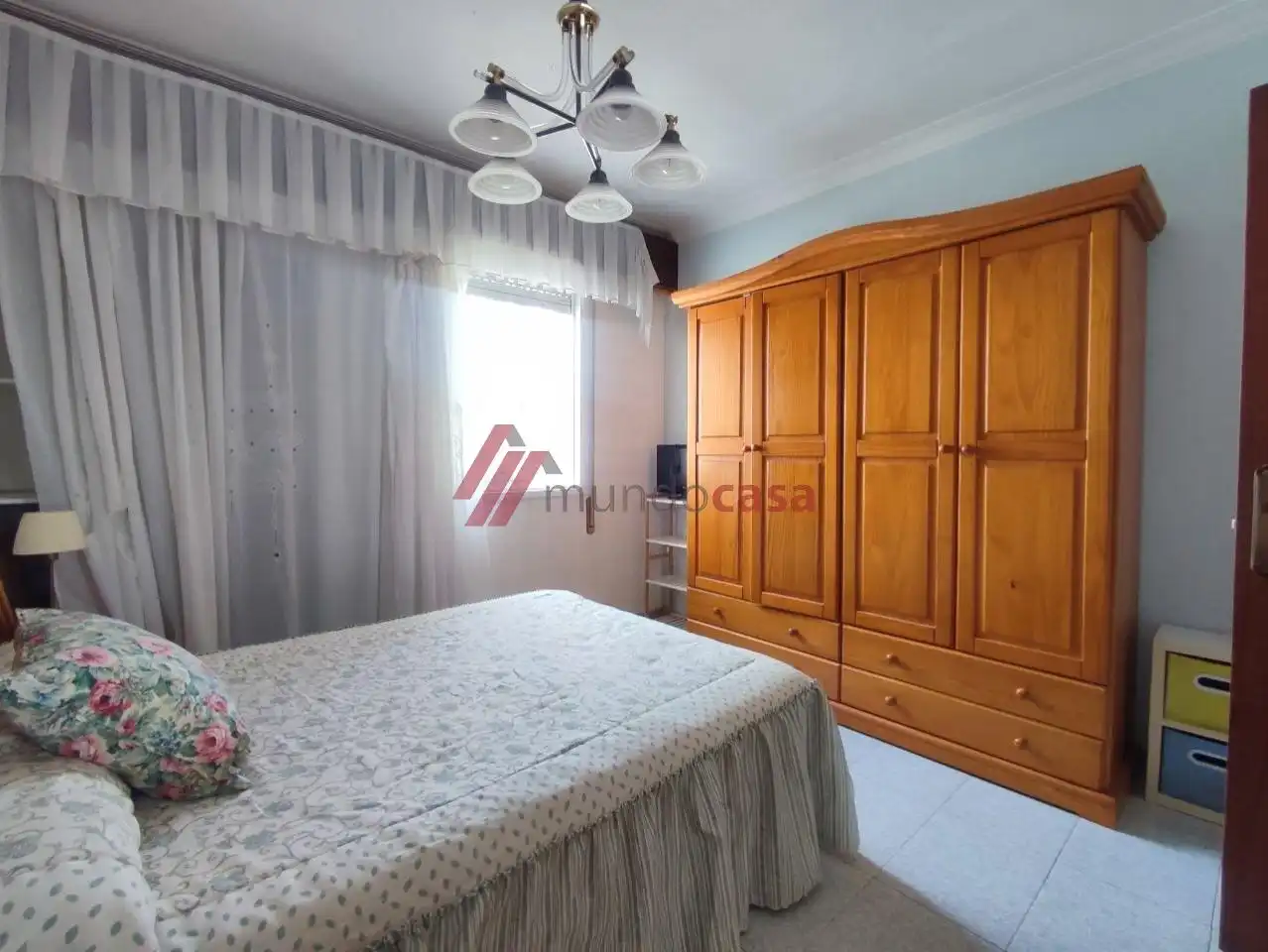 Bedroom of Flat for rent in A Malata - Catabois - Ciudad Jardín