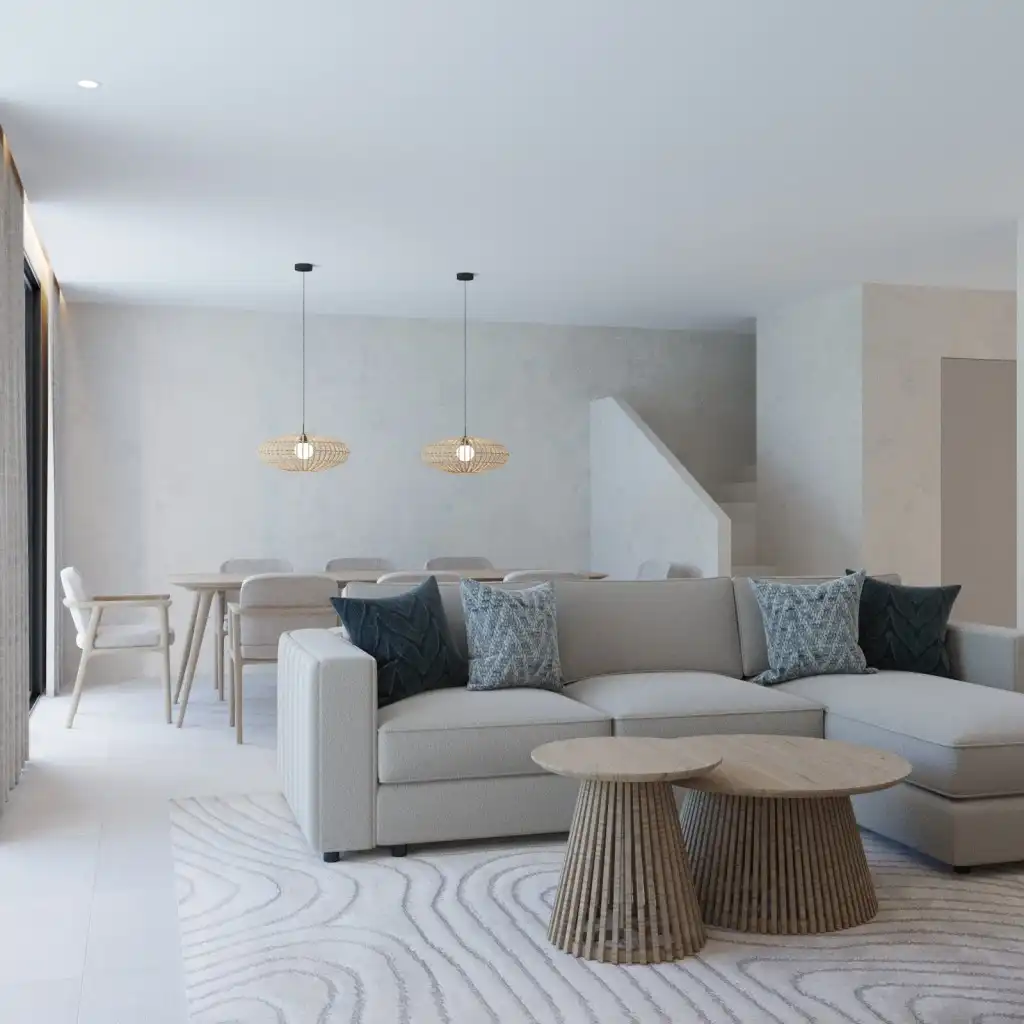 Sala de estar de Casa o chalet en venta en Alcúdia con Aire acondicionado, Jardín privado y Piscina