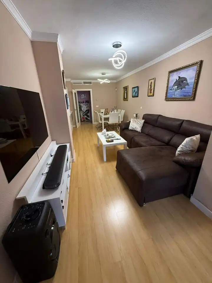 Wohnzimmer von Wohnung zum Verkauf in Málaga mit Klimaanlage und Terrasse