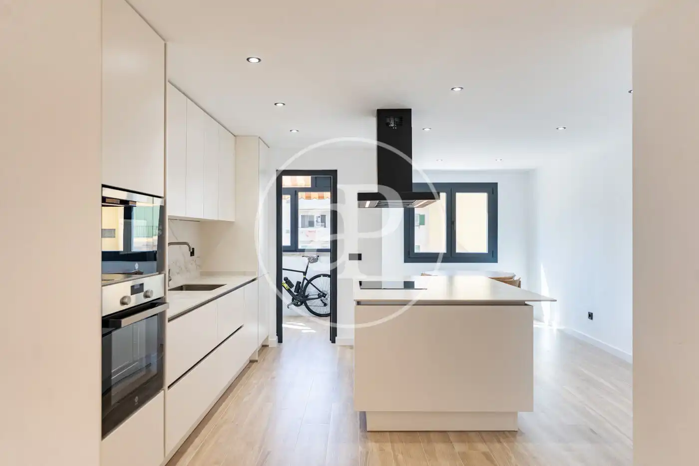 Küche von Wohnung zur Miete in  Palma de Mallorca mit Klimaanlage, Heizung und Haustiere erlaubt