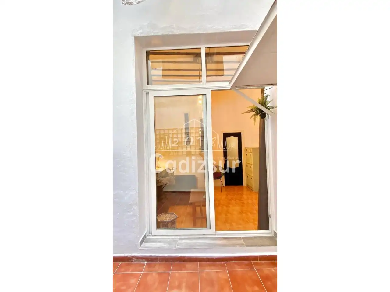 Terraza de Piso de alquiler en Cádiz con Amueblado