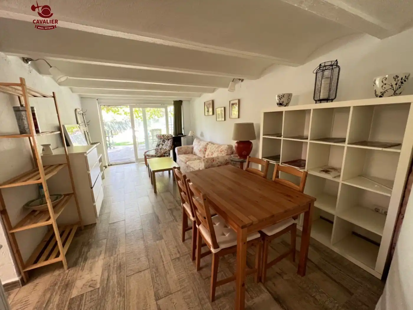 Menjador de Apartament de lloguer en Los Molinos amb Calefacció, Jardí privat i Terrassa