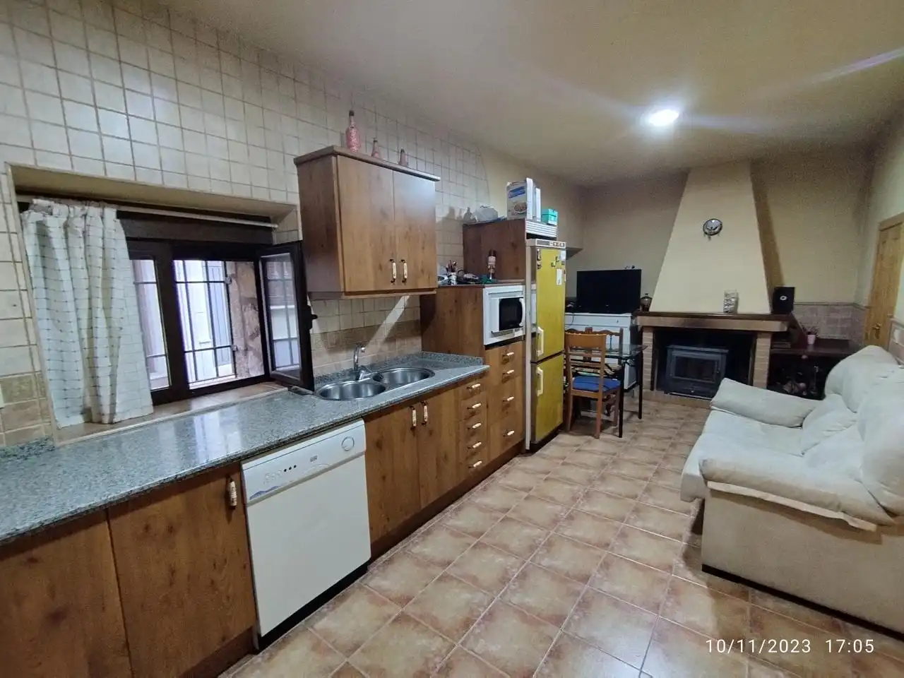 Cocina de Finca rústica en venta en Cabezabellosa con Terraza