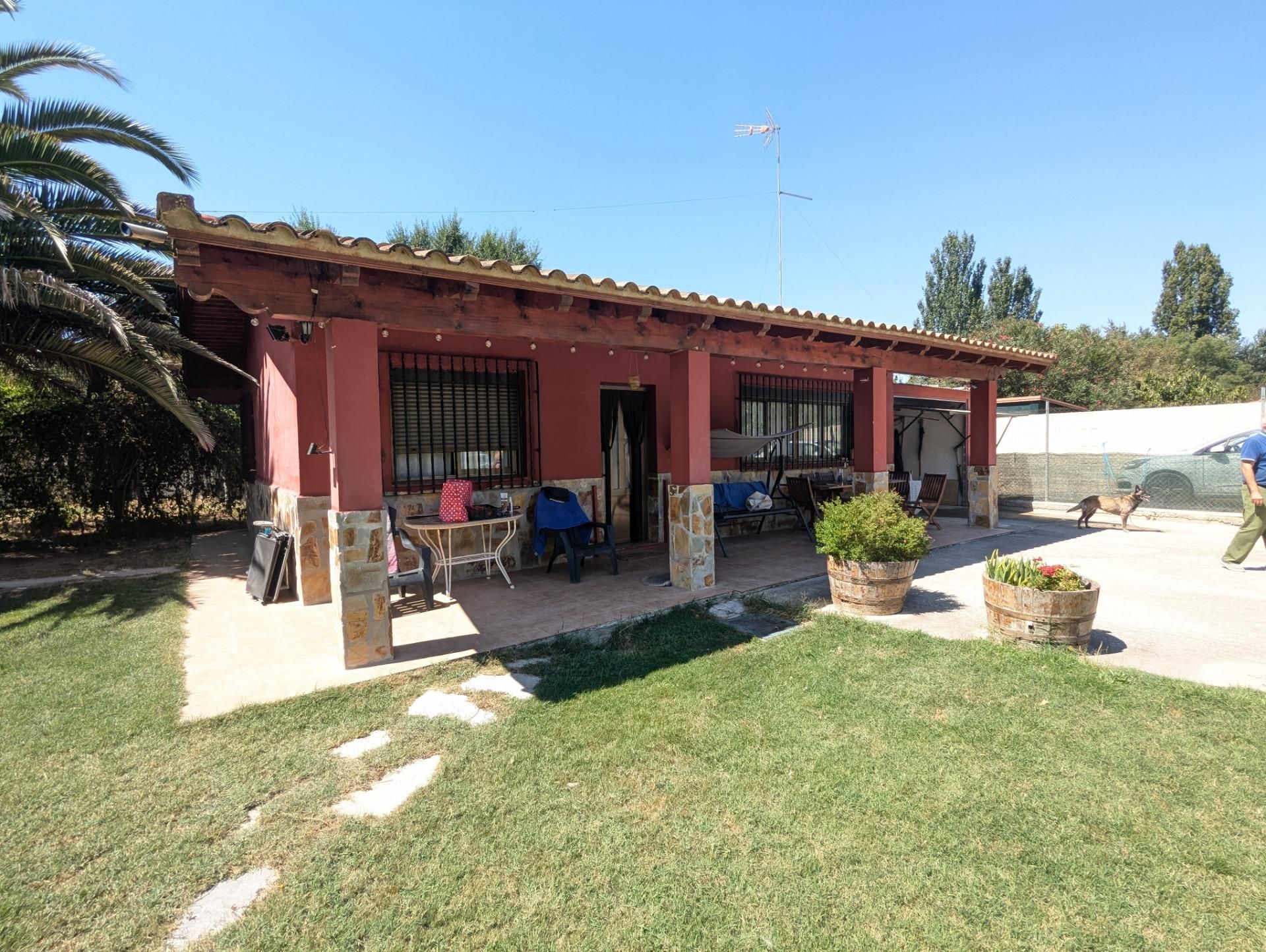 Garten von Country house zum verkauf in Lerín mit Heizung, Privatgarten und Schwimmbad