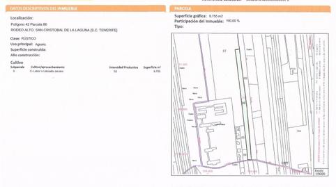 Foto 3 de Terreny en venda a Camí Camino Rodeo Alto, Guamasa - El Ortigal - Los Rodeos, San Cristóbal de la Laguna