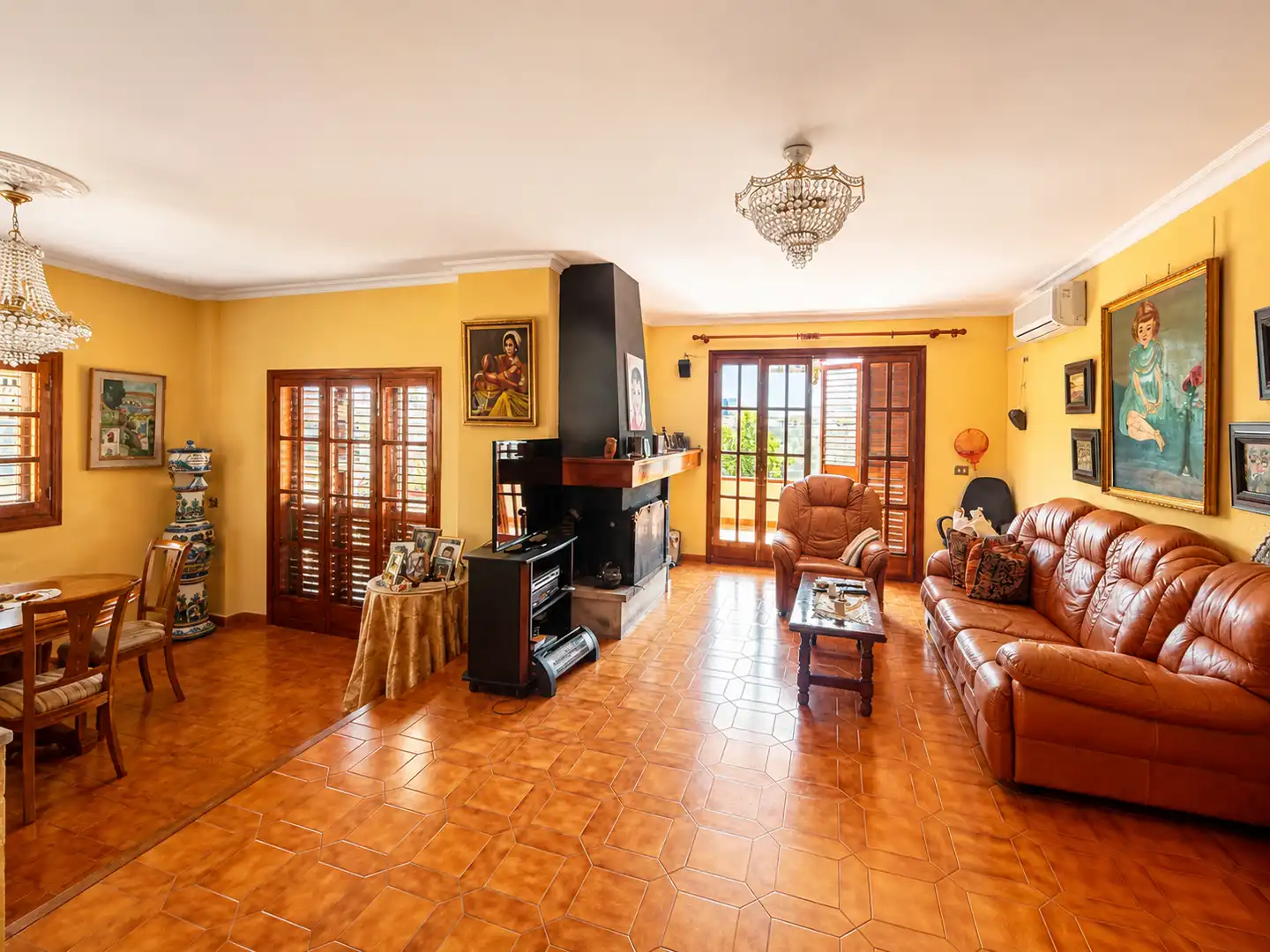 Sala d'estar de Casa o xalet en venda en Canet d'En Berenguer amb Aire condicionat, Jardí privat i Traster
