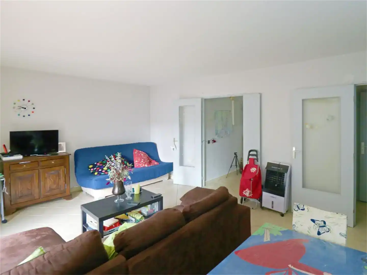 Living room of Flat for sale in Cuenca  with Private garden and Furnished
