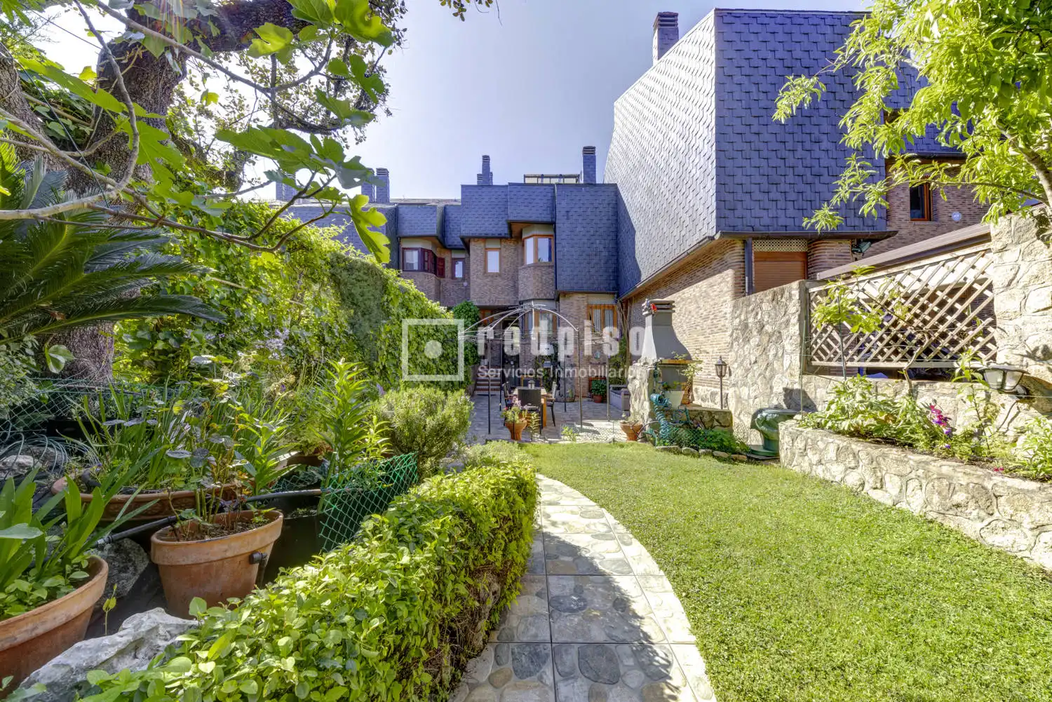 Jardín de Casa o chalet en venta en Las Rozas de Madrid con Aire acondicionado, Calefacción y Jardín privado