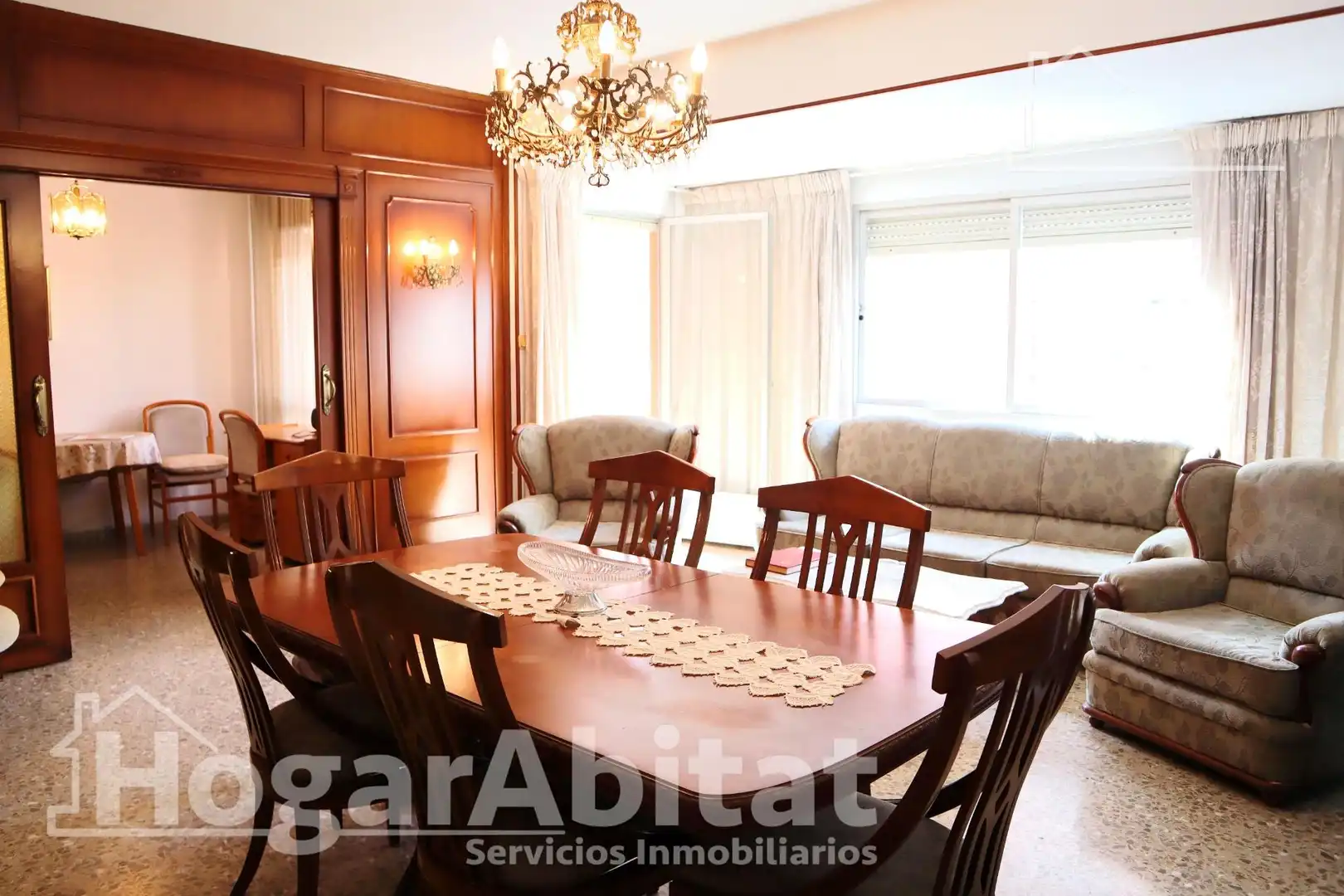 Esszimmer von Wohnung zum Verkauf in Oliva mit Terrasse und Balkon