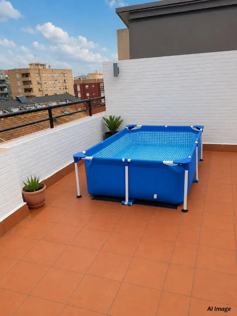 Piscina de Dúplex en venta en Manises con Aire acondicionado, Terraza y Piscina