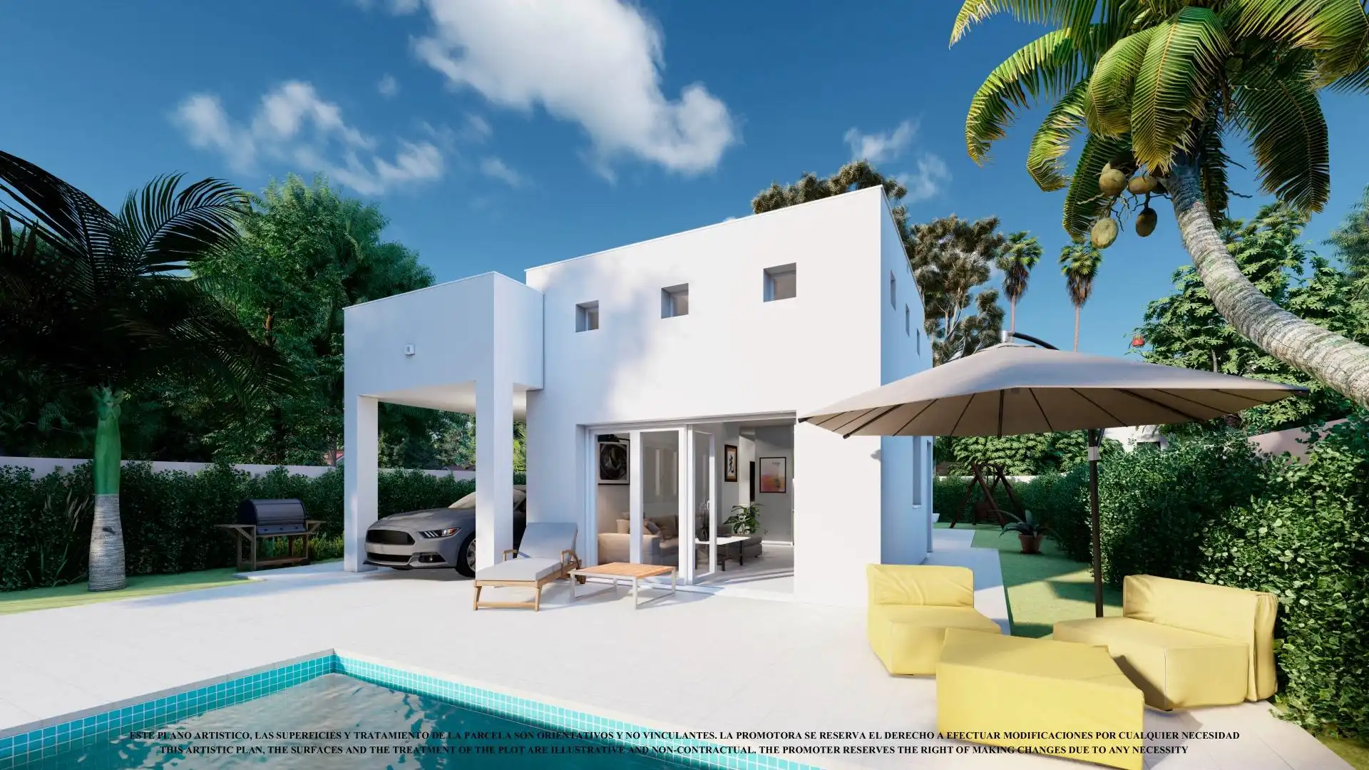 Villa avec jardin à vendre à Las Lomas de Rame - Bahía Bella