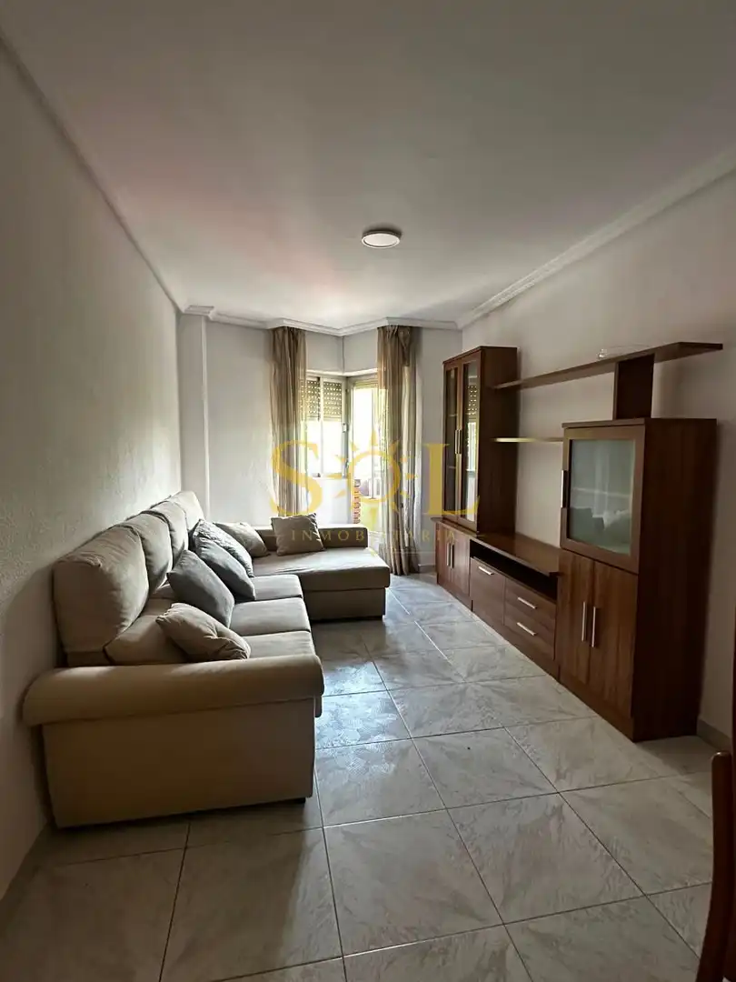 Wohnzimmer von Wohnung zum Verkauf in León Capital  mit Parkett, Terrasse und Möbliert
