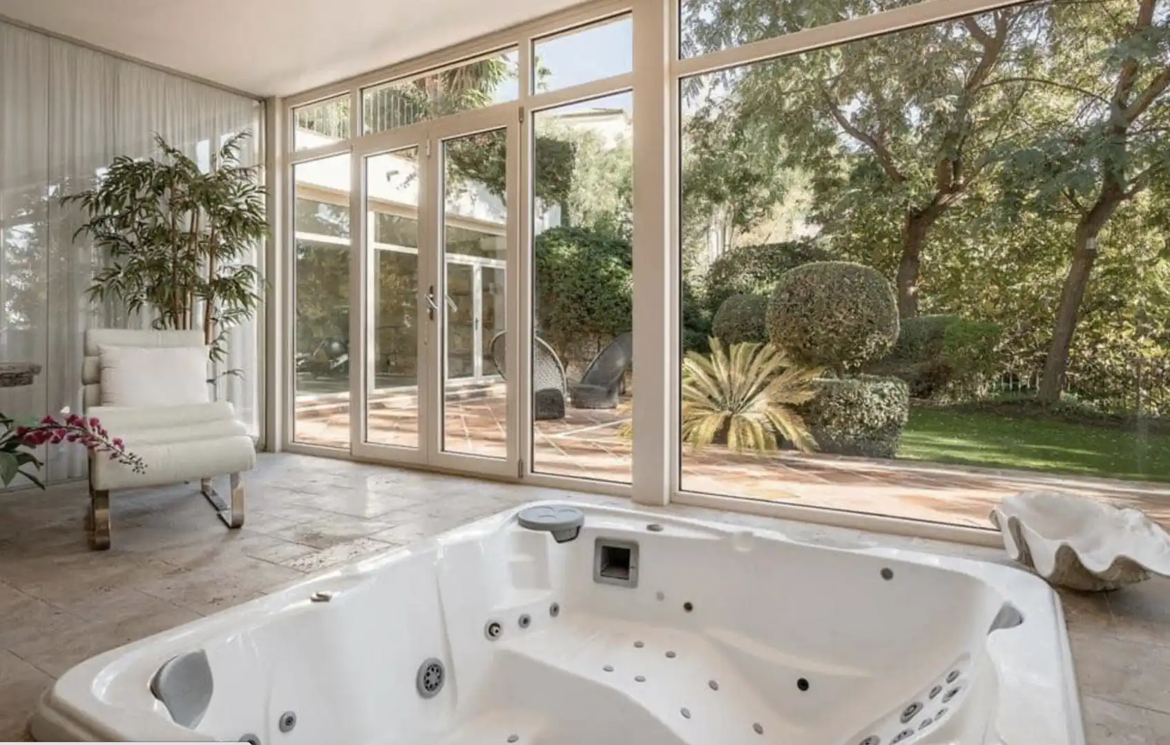 Jardín de Casa o chalet de alquiler en Marbella con Aire acondicionado, Jardín privado y Piscina