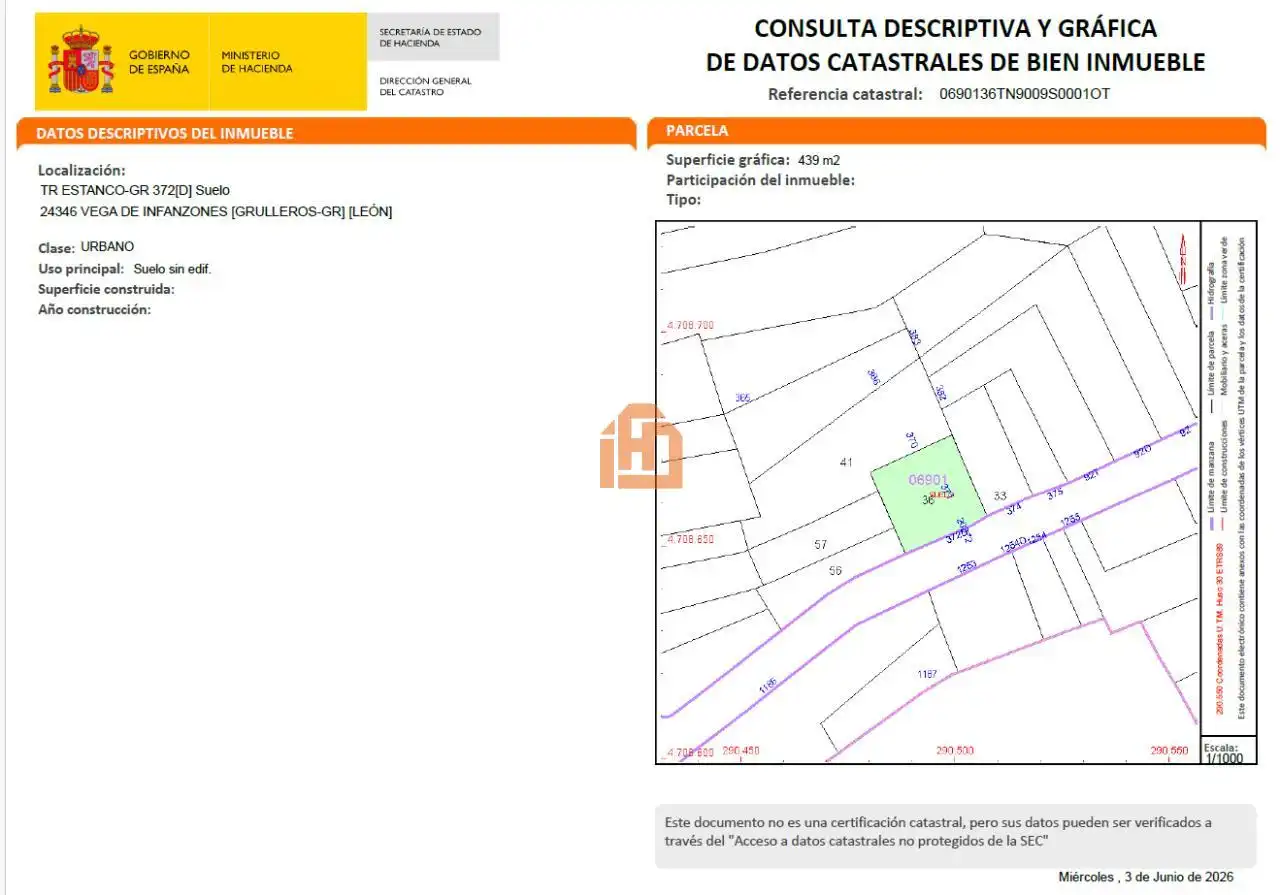 Residential for sale in Vega de Infanzones