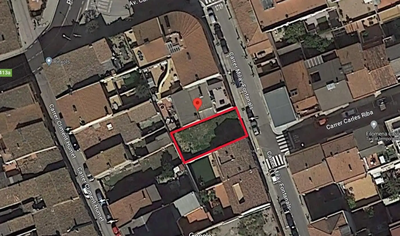 Terreno residencial en venta en Carrer Milà i Fontanals 1B