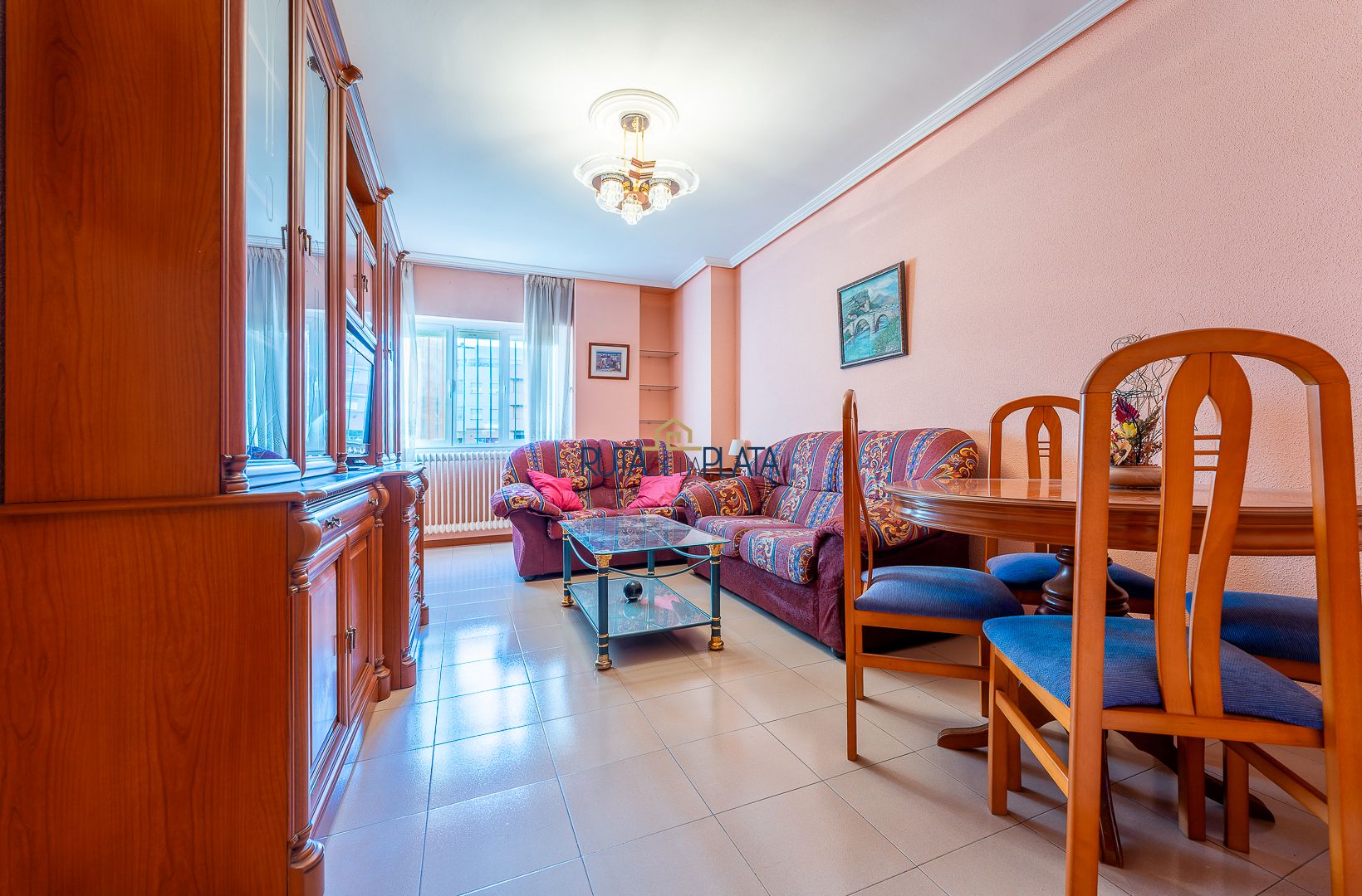 Living room of Apartment to rent in Zamora Capital   with Heating, Furnished and Oven