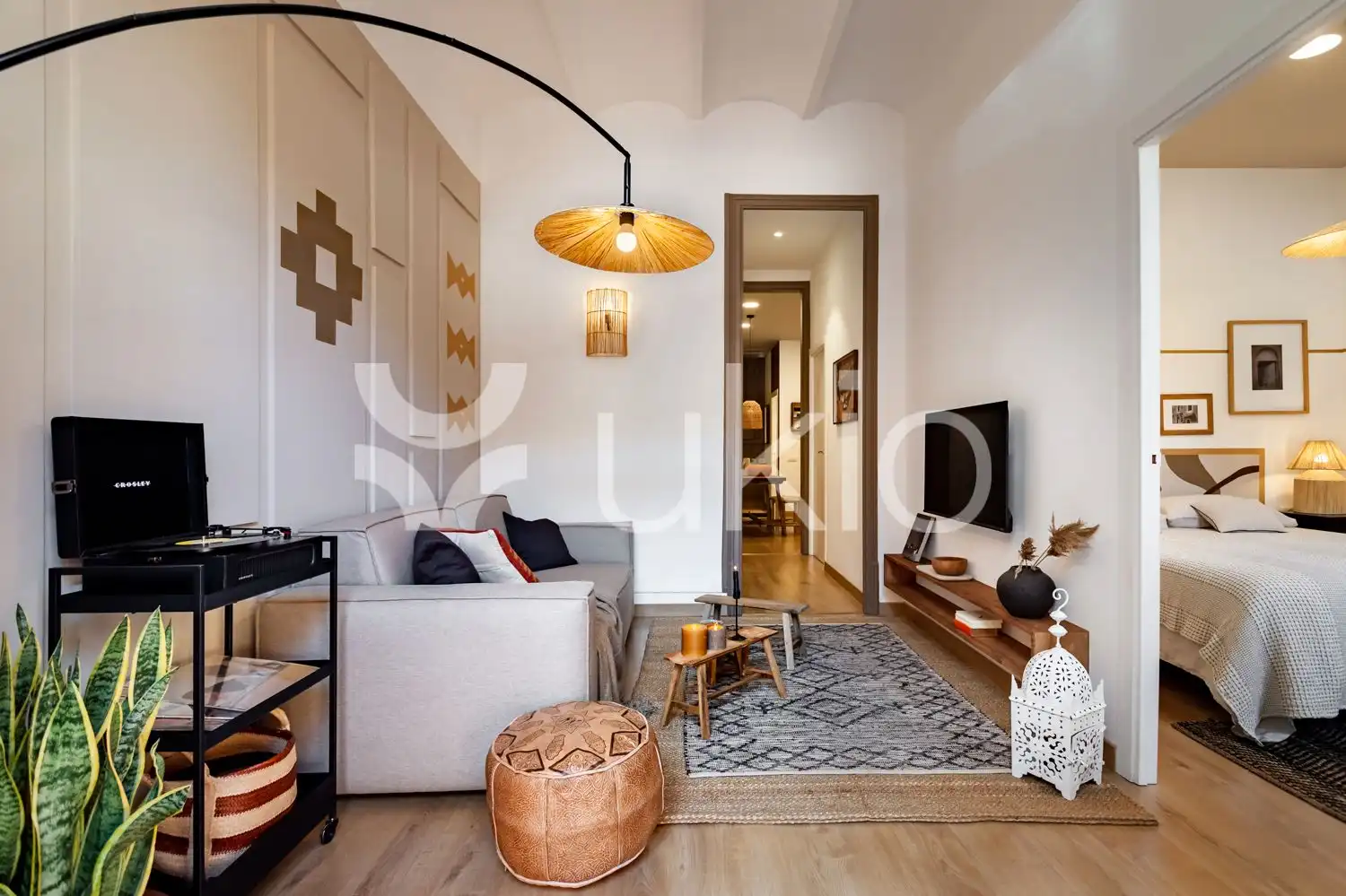Living room of Flat for rent in Barcelona  with Air Conditioner, Heating and Terrace