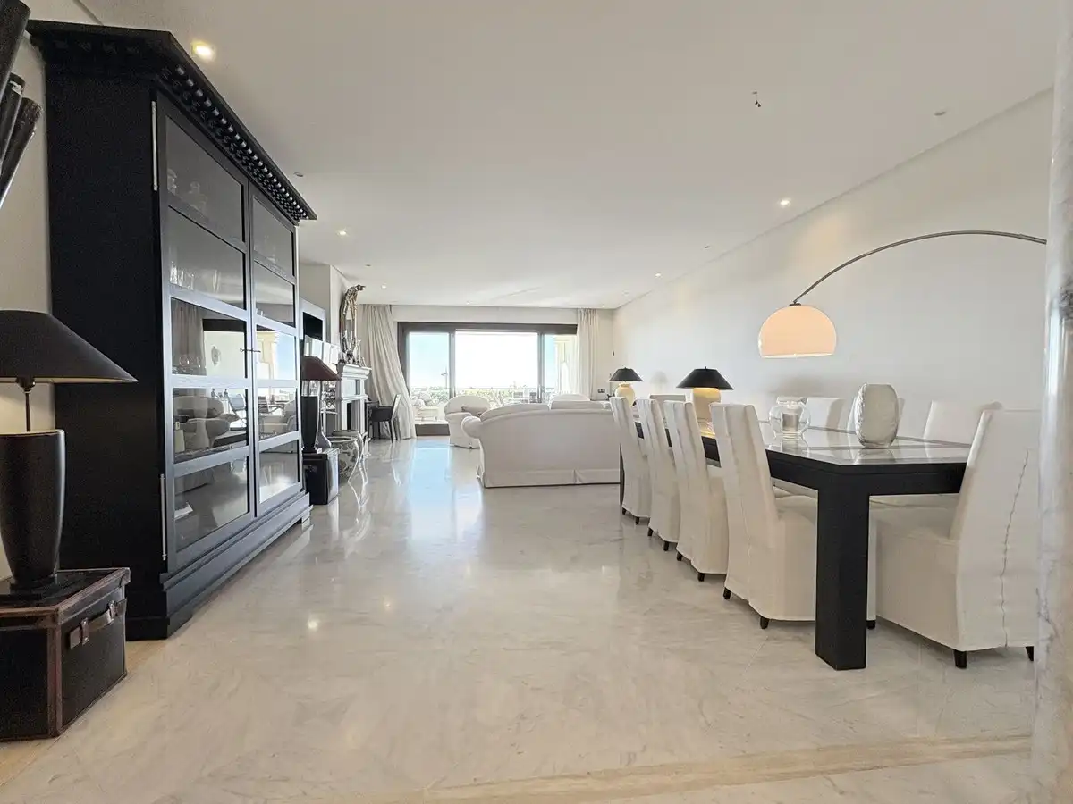 Dining room of Flat for sale in Marbella  with Terrace, Storage room and Swimming Pool
