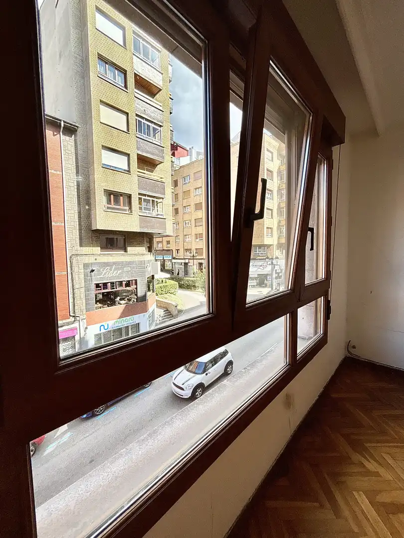 Exterior view of Flat for sale in Oviedo   with Heating, Parquet flooring and Terrace