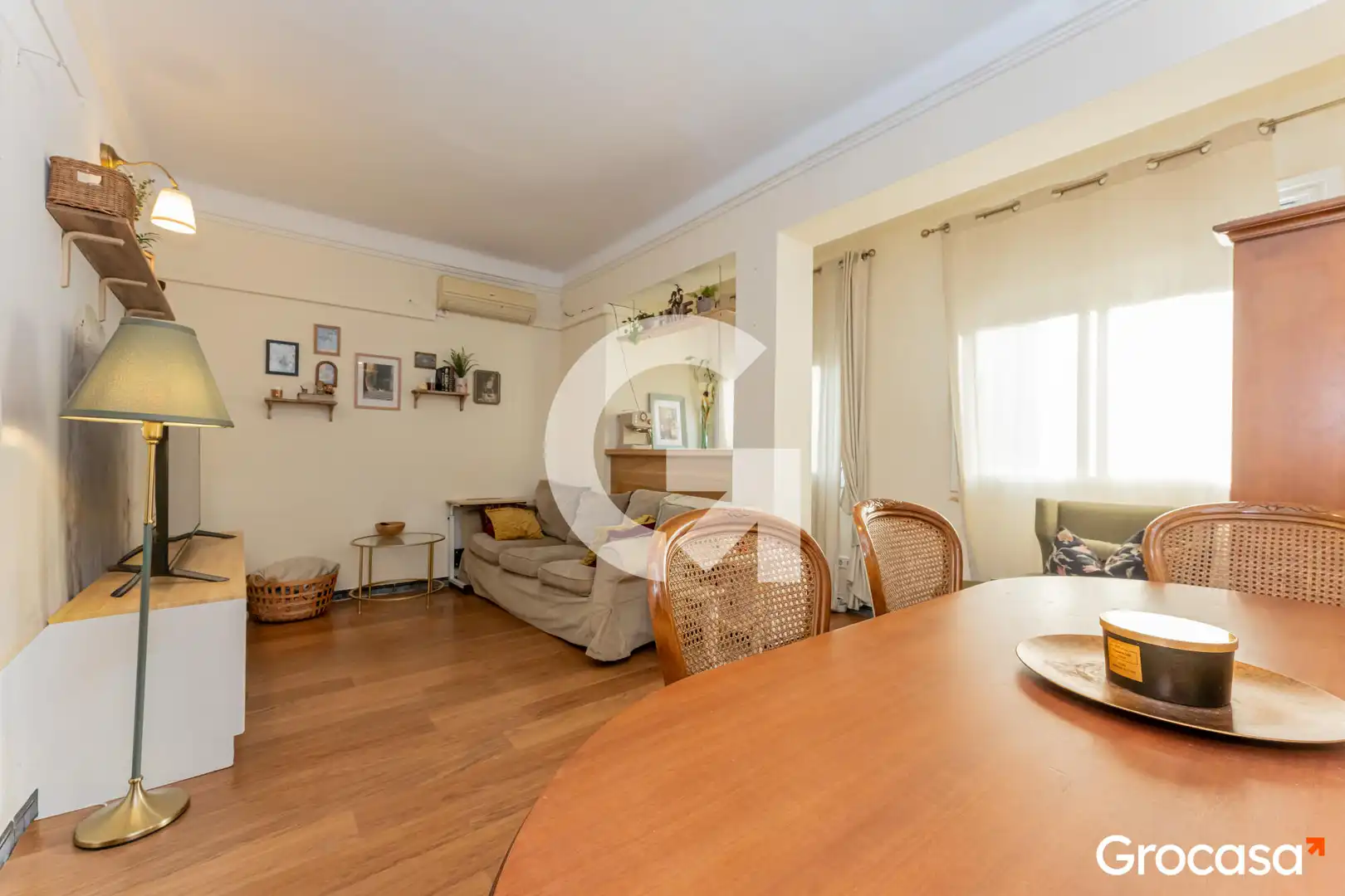 Living room of Flat for sale in Cornellà de Llobregat  with Air Conditioner