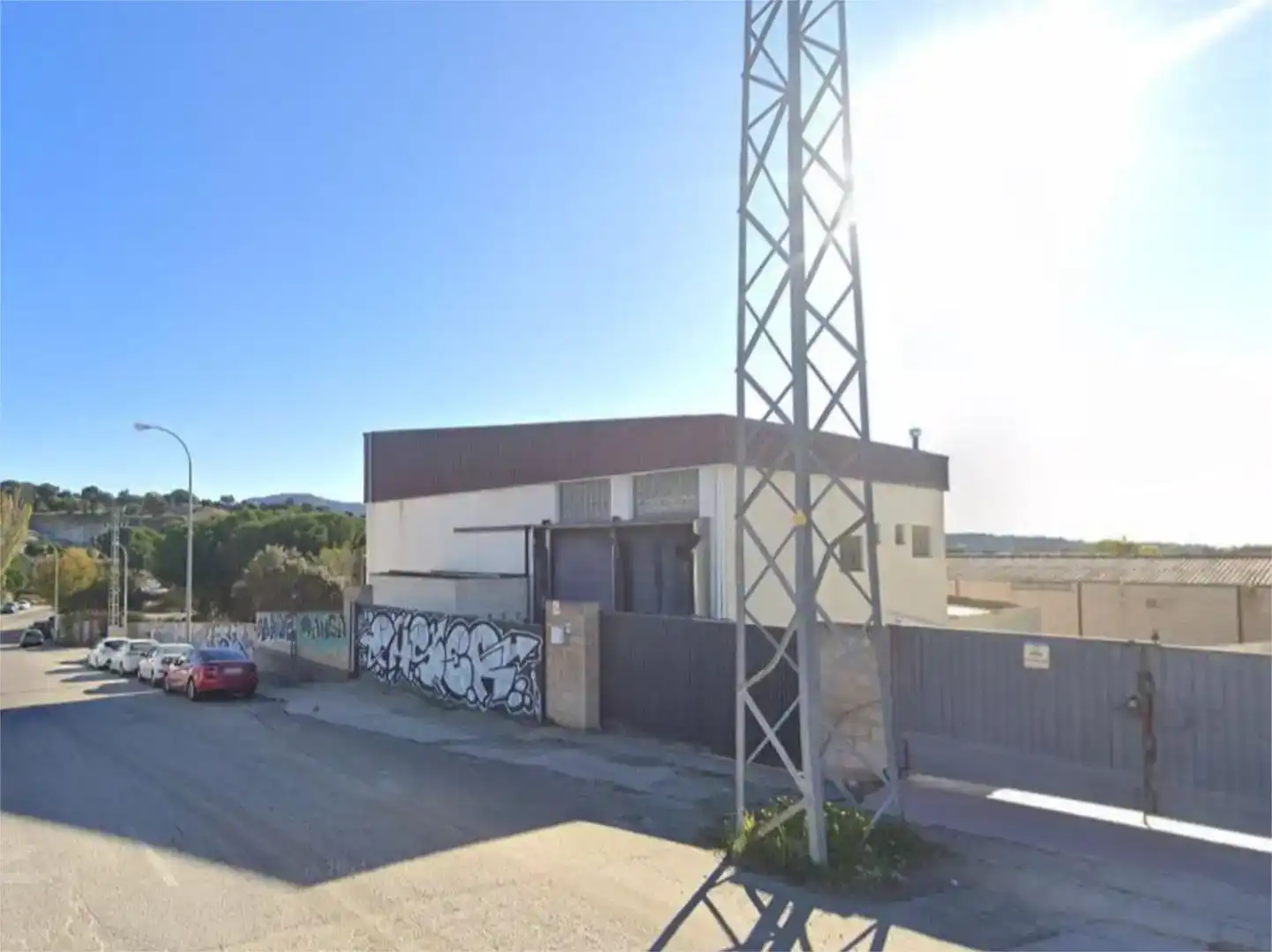 Vista exterior de Nau industrial en venda en Alpedrete