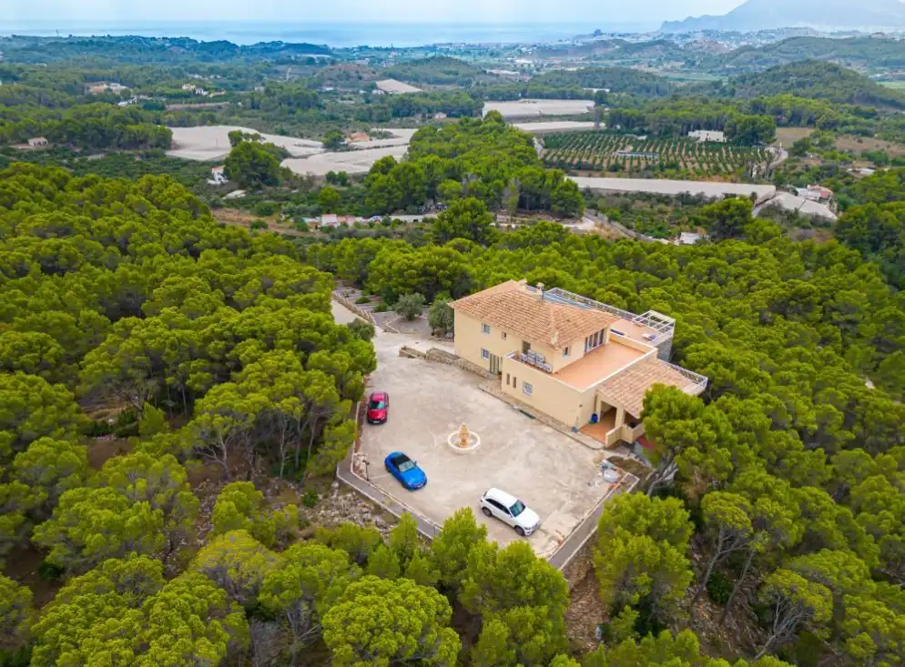 Vista exterior de Casa o chalet en venta en Altea con Aire acondicionado, Jardín privado y Trastero
