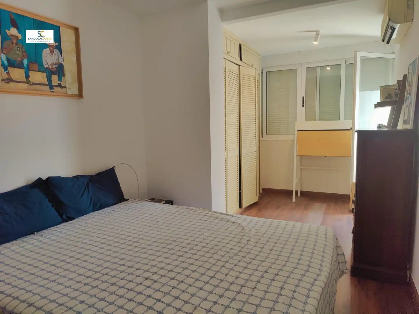 Schlafzimmer von Wohnung zur Miete in Alicante / Alacant mit Klimaanlage und Möbliert