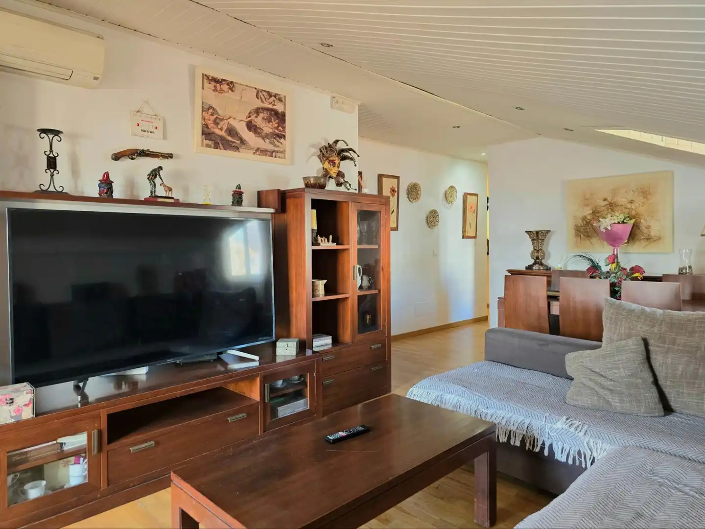 Sala de estar de Ático en venta en Alhaurín El Grande con Aire acondicionado, Calefacción y Parquet