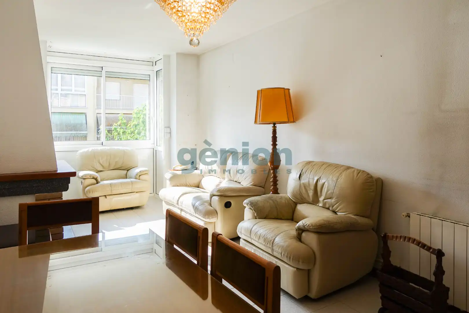 Sala de estar de Piso en venta en Bescanó con Calefacción y Piscina comunitaria