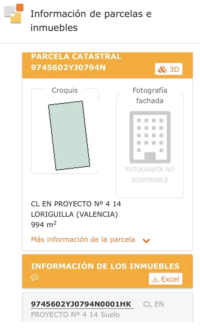 Jardín de Terreno en venta en Loriguilla