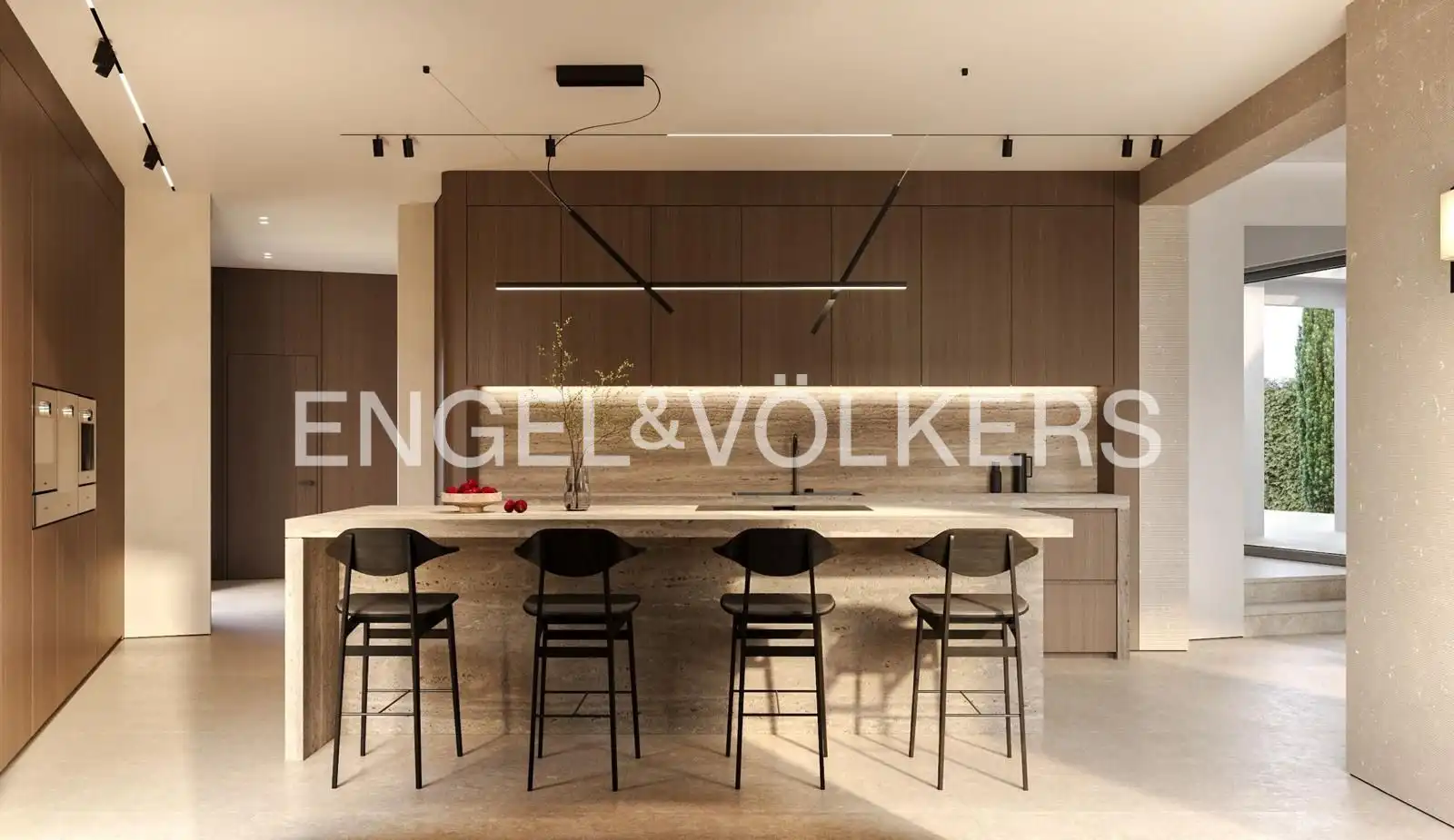 Cocina de Casa o chalet en venta en Barcelona con Aire acondicionado, Calefacción y Jardín privado