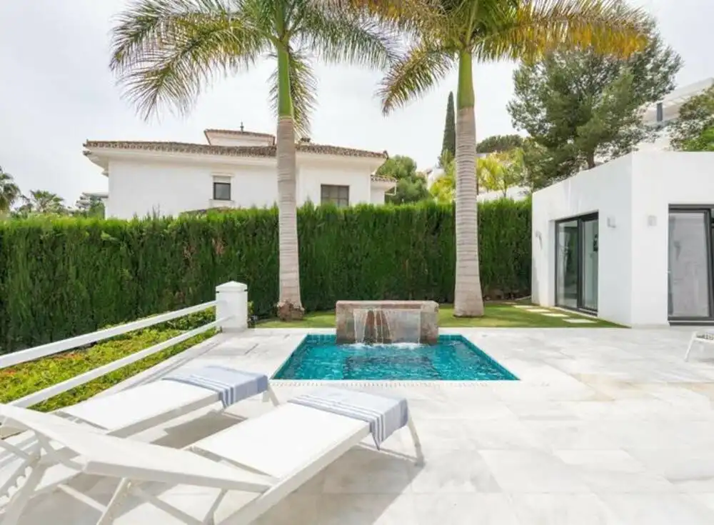 Garden of Houses for rent in Marbella  with Air Conditioner, Private garden and Terrace