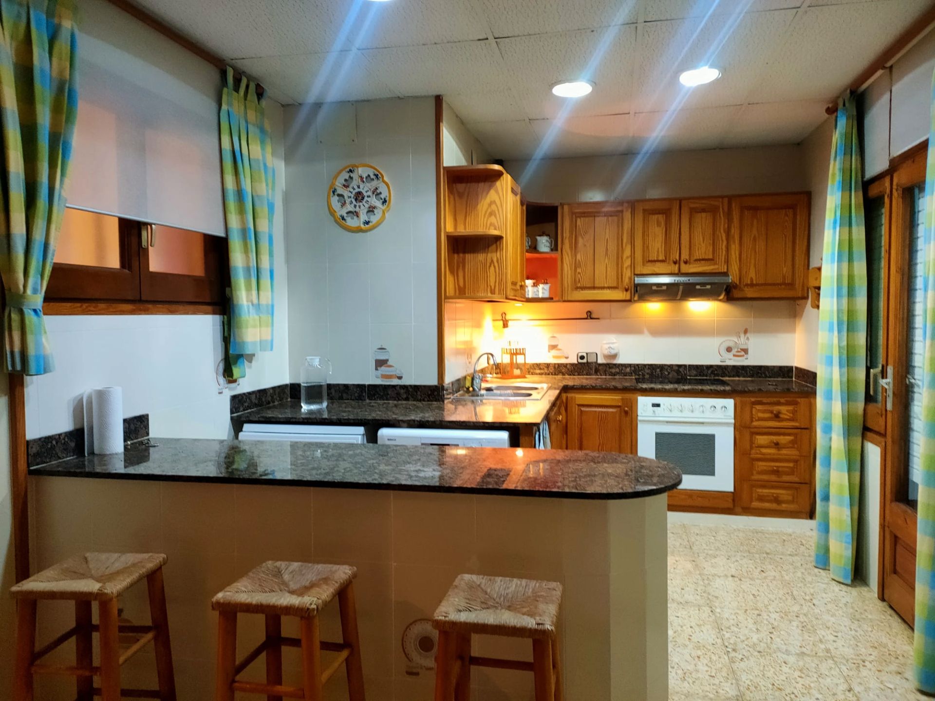Kitchen of Single-family semi-detached for sale in Maçanet de la Selva  with Air Conditioner, Heating and Private garden