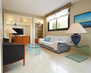 Living room of Apartment to rent in  Barcelona Capital  with Air Conditioner, Furnished and Oven