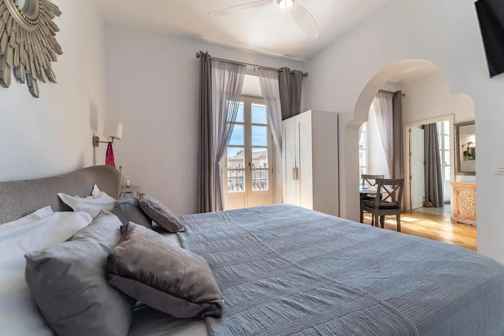 Bedroom of Flat for sale in Málaga  with Heating