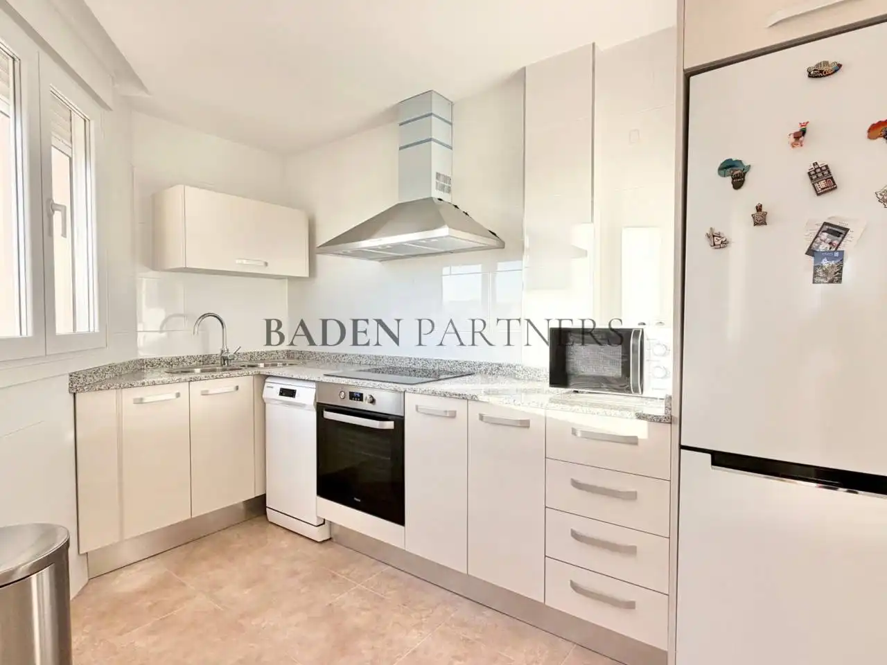 Kitchen of Flat for rent in Benicarló  with Air Conditioner, Furnished and Balcony