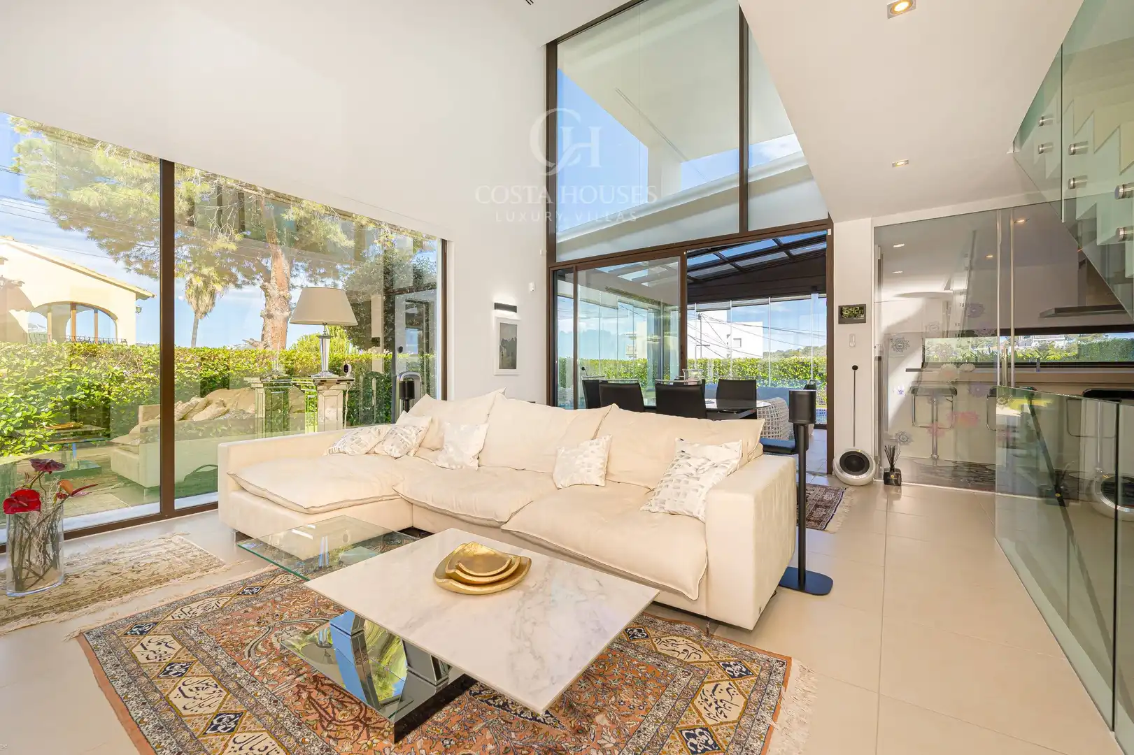 Garden of Houses for sale in Moraira  with Air Conditioner, Heating and Private garden