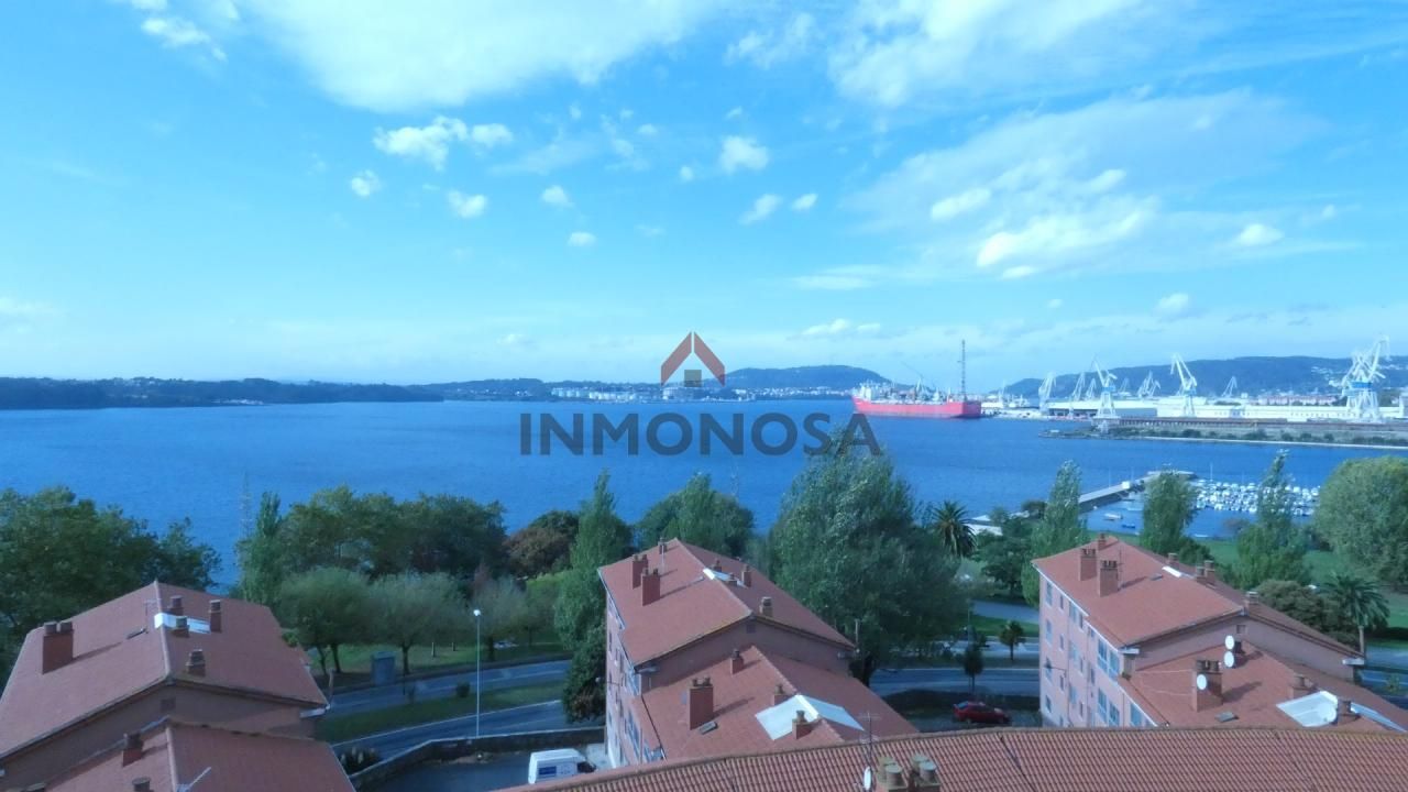 Exterior view of Flat to rent in Ferrol  with Heating, Furnished and Balcony