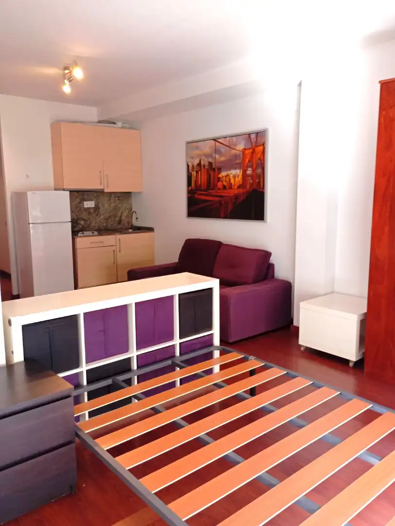 Wohnzimmer von Wohnung zur Miete in Barcelona mit Heizung, Parkett und Möbliert