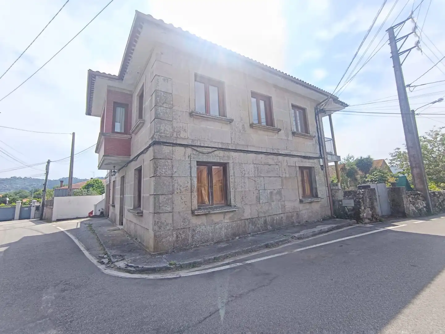 Vista exterior de Casa o chalet en venta en Pontevedra Capital  con Calefacción, Jardín privado y Terraza