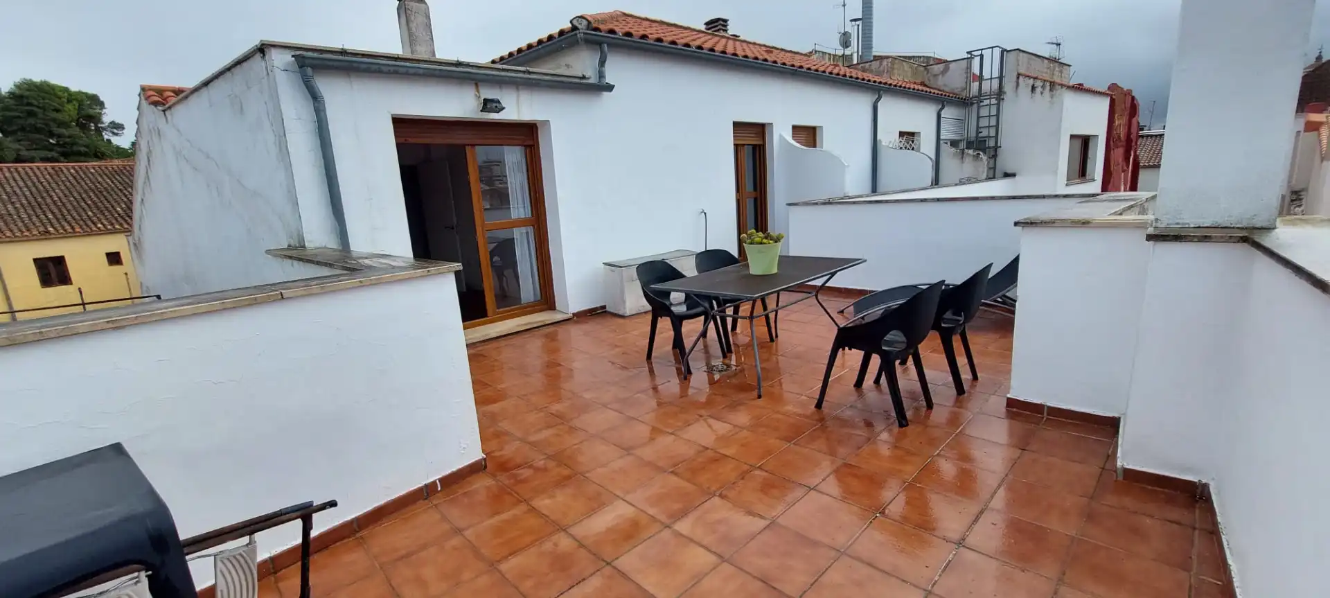 Terrace of Flat for rent in Badajoz Capital  with Air Conditioner, Heating and Parquet flooring