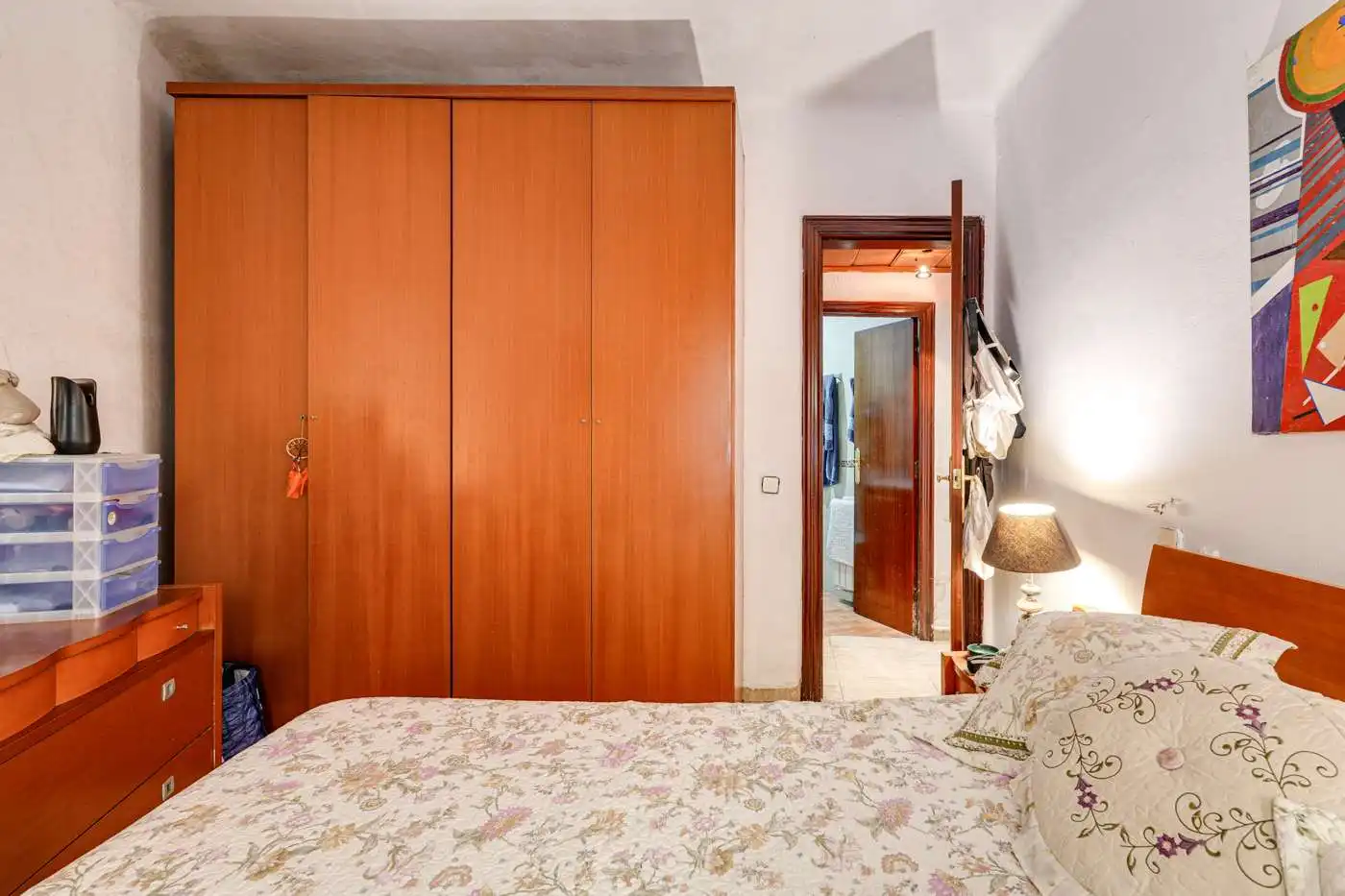 Schlafzimmer von Wohnung zum Verkauf in Barcelona mit Heizung und Möbliert