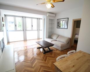 Living room of Apartment to rent in  Madrid Capital  with Air Conditioner and Terrace