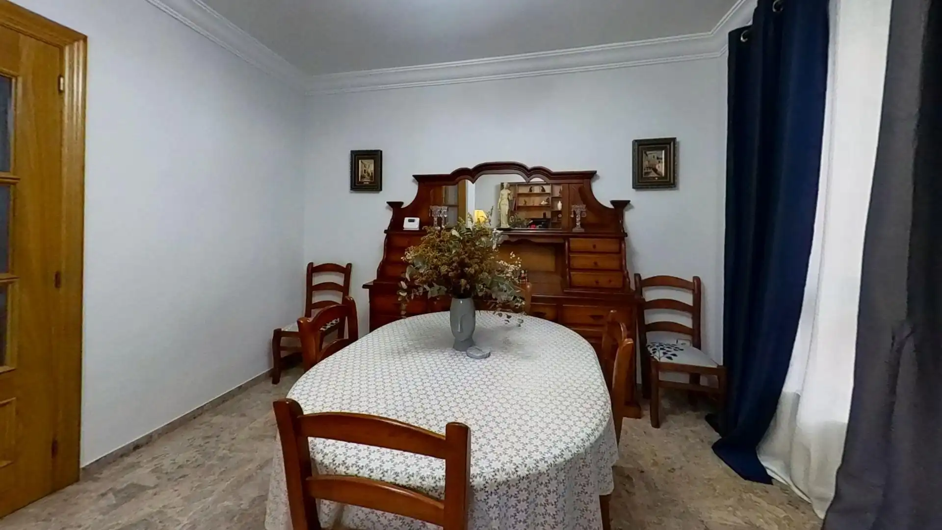 Dining room of Flat for sale in Sagunto / Sagunt  with Heating, Furnished and Balcony