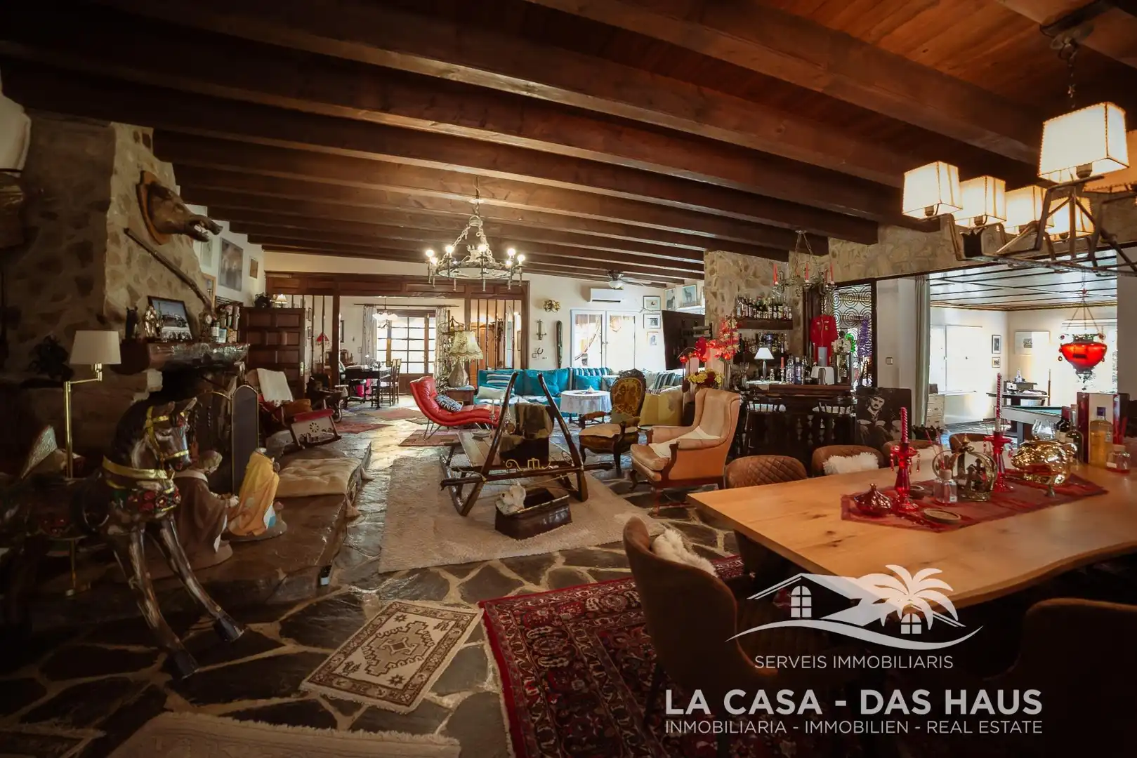 Sala de estar de Finca rústica en venta en Maçanet de la Selva