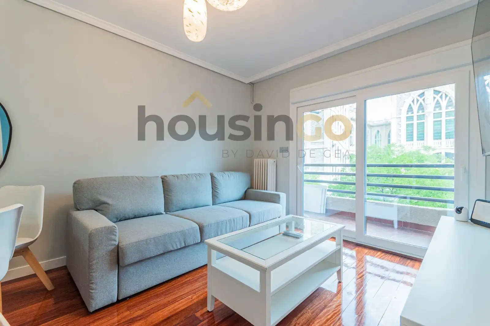 Living room of Flat for rent in Madrid  with Air Conditioner, Heating and Terrace