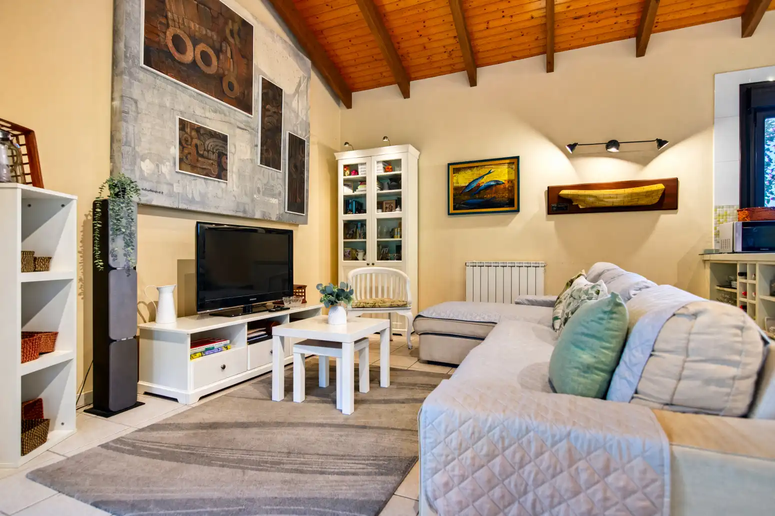 Sala de estar de Casa o chalet en venta en Cudillero, Asturias