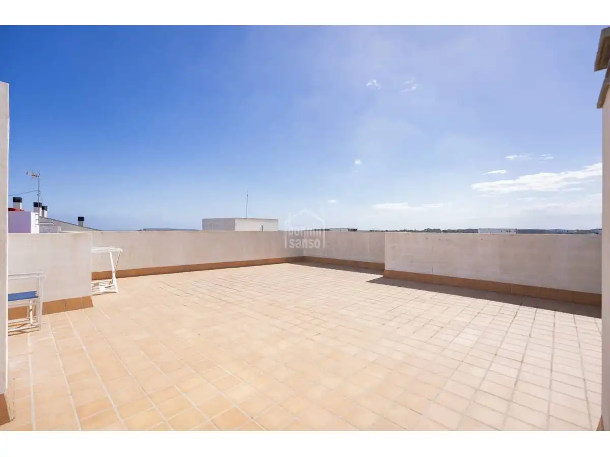 Terraza de Apartamento en venta en Maó - Mahón con Calefacción, Terraza y Piscina