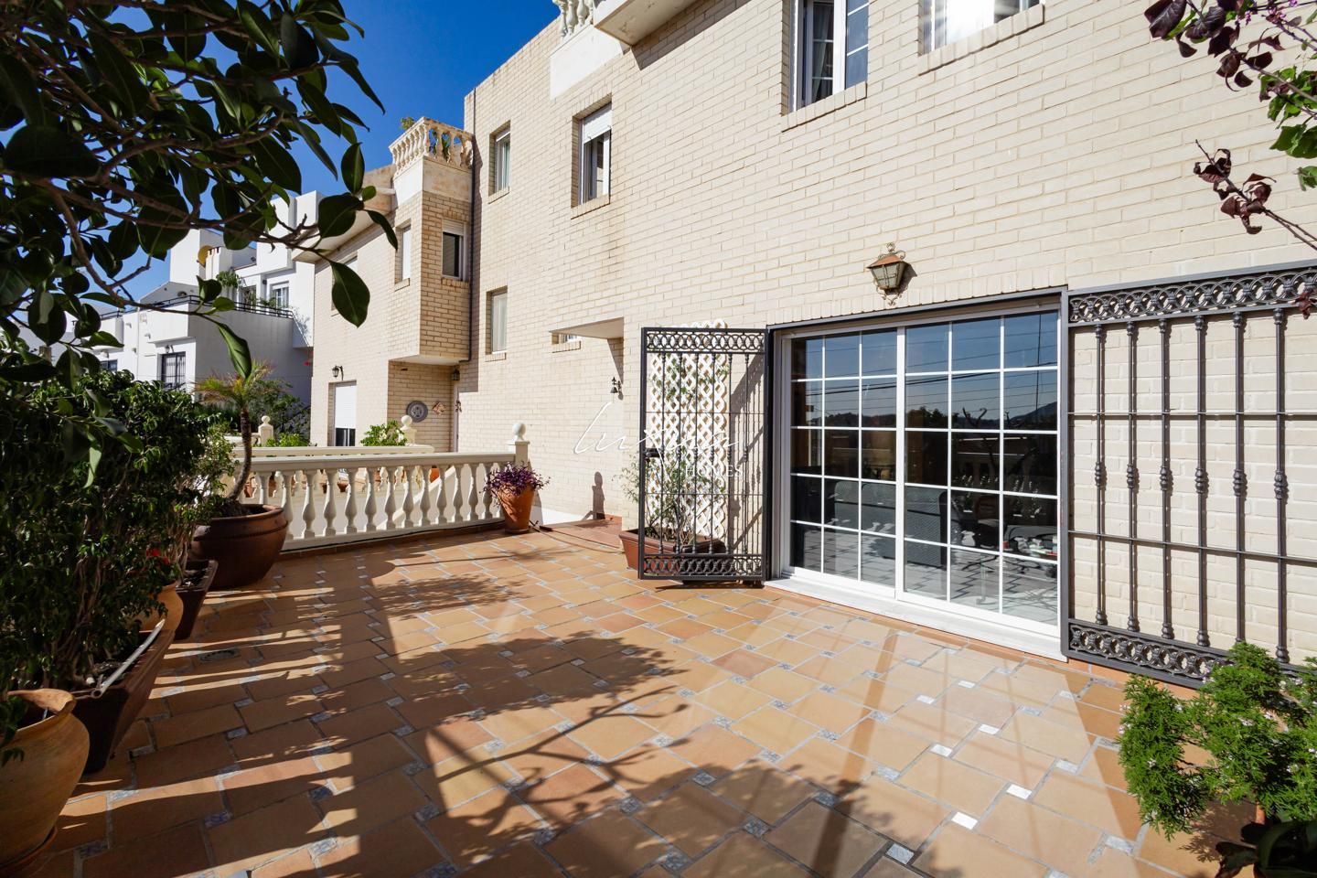 Terrace of Single-family semi-detached for sale in Málaga Capital  with Air Conditioner, Private garden and Terrace